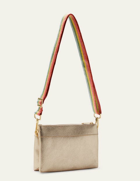 Clementine Crossbody Bag - Pale Gold