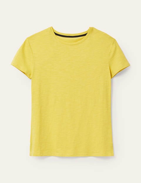 Le T-shirt boyfriend en coton Femme Boden, YEL