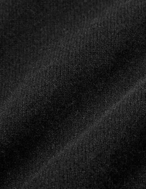 Pull col rond en cachemire Femme Boden, BLK