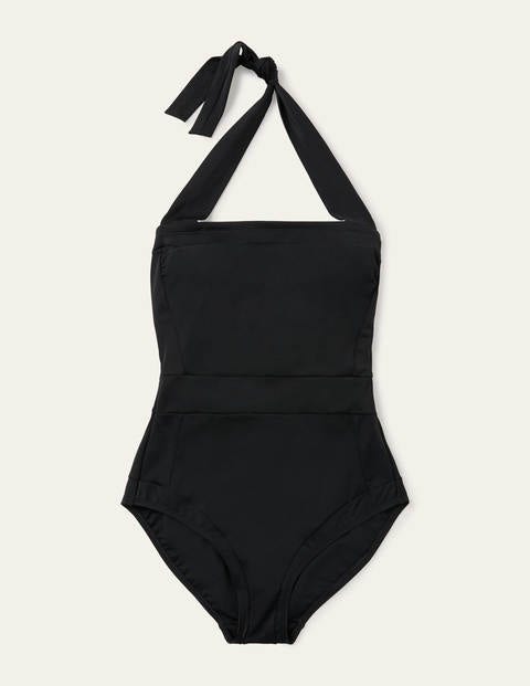 Santorini Halterneck Swimsuit - Black | Boden US