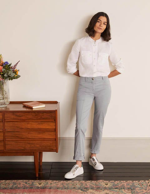 Pantalon chino Abingdon Femme Boden, LGY