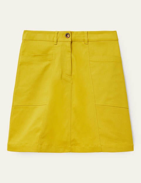 Abingdon Mini Skirt - Chartreuse | Boden US