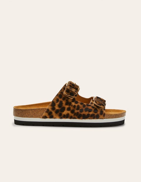 Ottoline Sandals - Tan Leopard | Boden US
