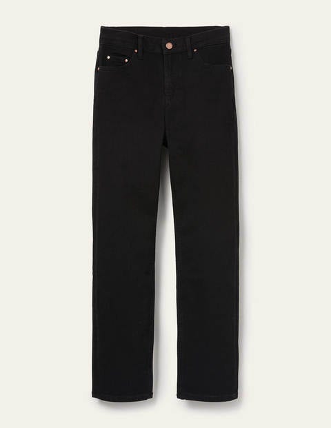 Slim Straight Jeans - Black | Boden US