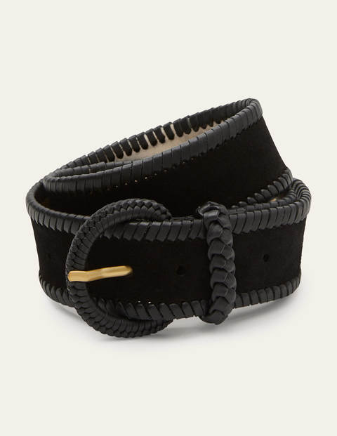 Men Woven Belt Black Braided Belt Black Leather Belt Mens Real Leather Belt  Woven Leather Belt -  Canada