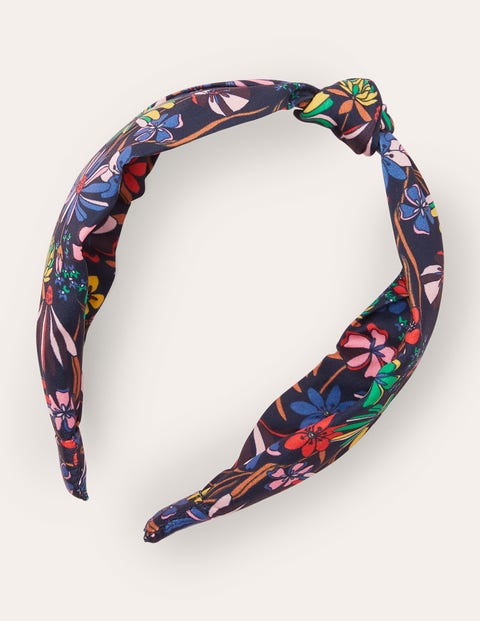Knotted Headband - Black, Wild Dandelion | Boden US
