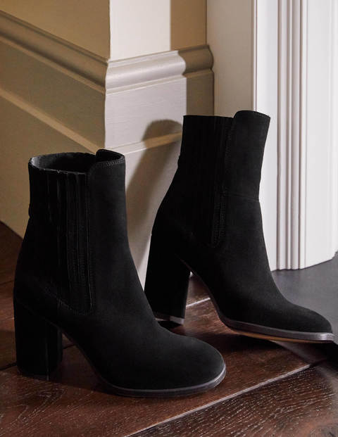 Black ankle boots