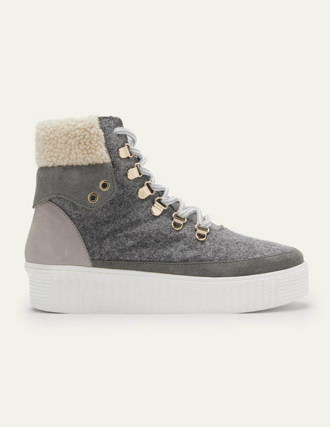 Laura Trend Hiking Boots - Grey Marl 
