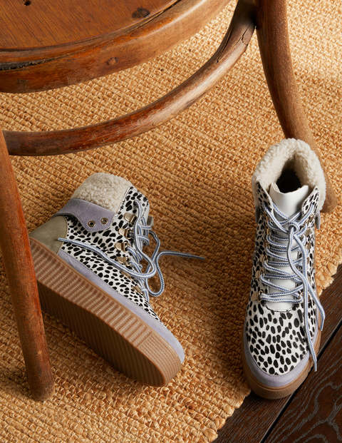 Laura Trend Hiking Boots - Grey Marl 