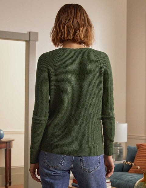 【美品】eLLa scallop canon loop pullover シャツ/ブラウス(七分/長袖) トップス レディース 開店祝い