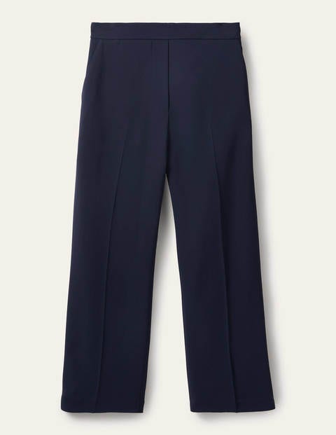 Albemarle Cropped Pants - Navy | Boden US
