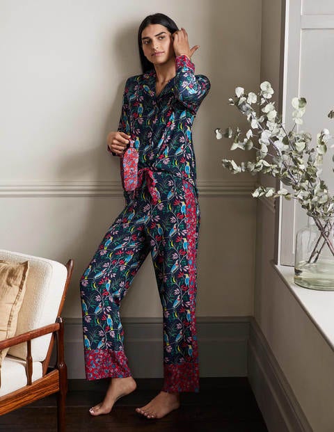 silk pajama set