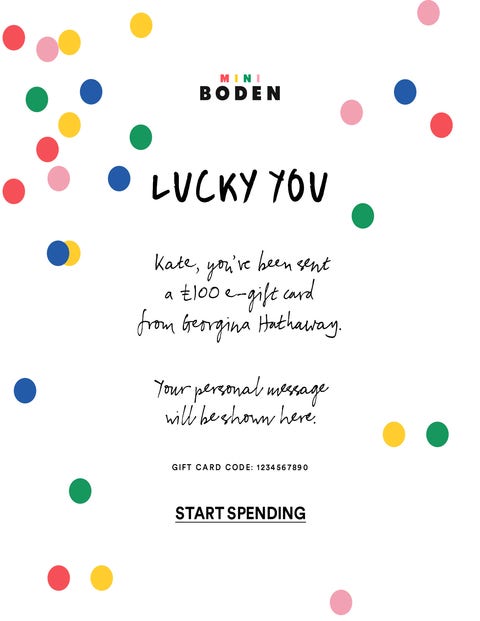 Image of E Gift Voucher Multi Boden, Vouchers UK9