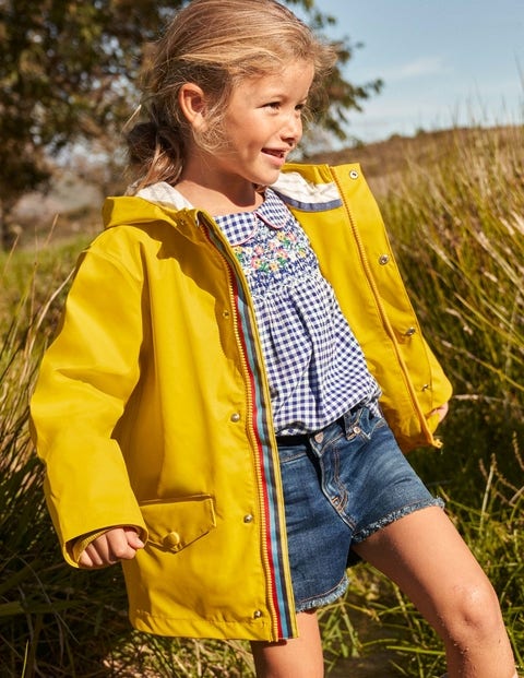 Mini Boden Kids' Waterproof Jacket