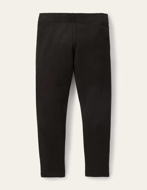 Plain Cosy Leggings - Black