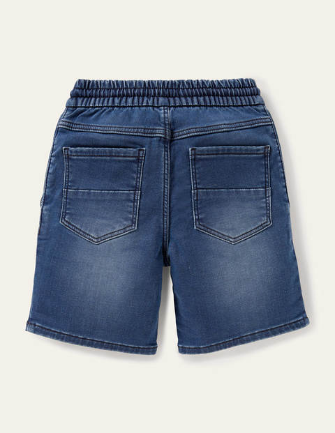 Jersey Denim Shorts - Mid Vintage | Boden US