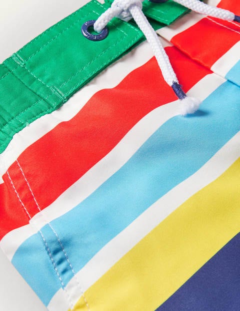 Board Shorts - Starboard Blue Rainbow | Boden UK