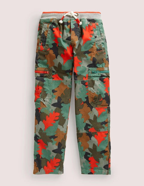 Pantalon cargo doublé cosy Garçon Boden, DGR