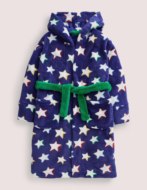 Next SOFT TOUCH - Dressing gown - navy blue dino spike/teal - Zalando.de