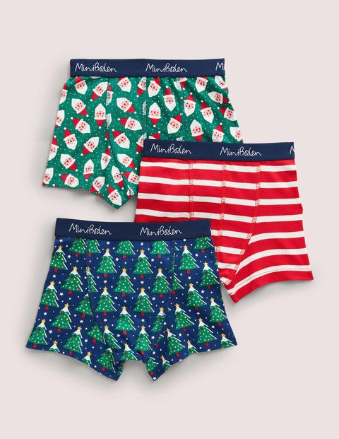 Boys' Bench Holiday Boxer Briefs (3 Pack) - Assorted