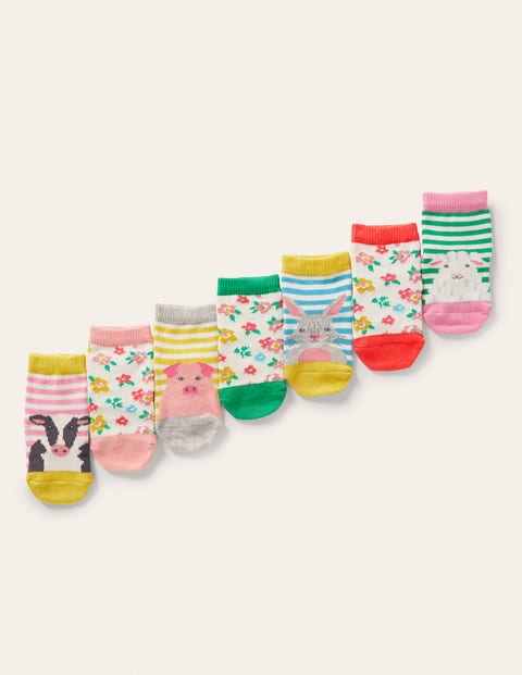 7 paires de chaussettes Fille Boden, IRS