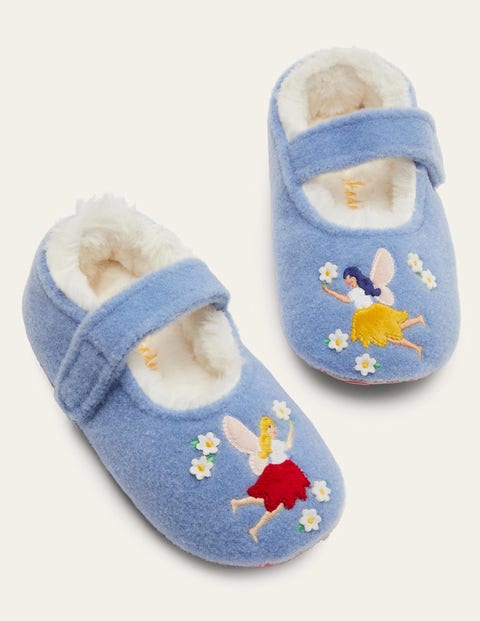 Chaussons babies fille Boden, blu