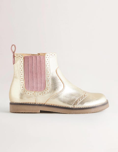 Bottines chelsea Fille Boden, GLD