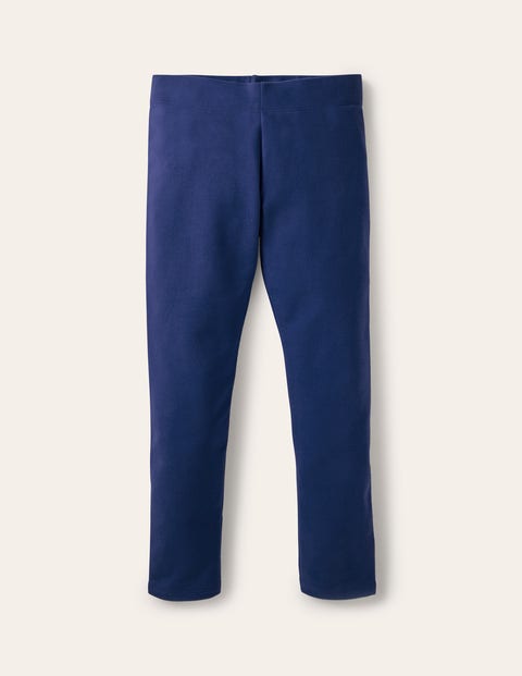 Plain Cosy Leggings Navy Girls Boden