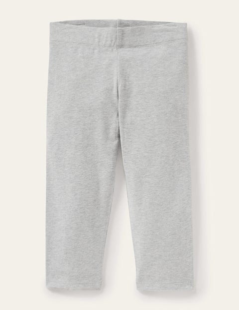 Plain Cropped Leggings Grey Girls Boden