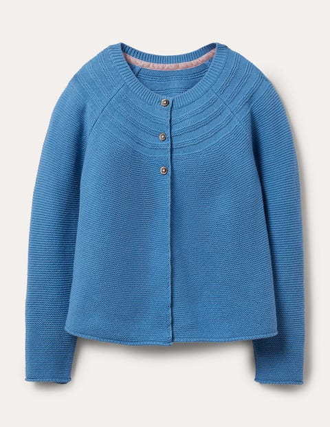 Blue Cashmere Blend Cardigan Fille Boden, SBL