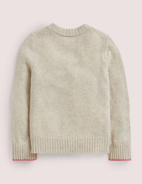 Farm House Jumper - Oatmeal Marl House 