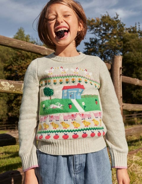 Mädchen Bekleidung Pullover & Strickjacken Pullover DE 146 Mini Boden Mädchen Pullover Gr 