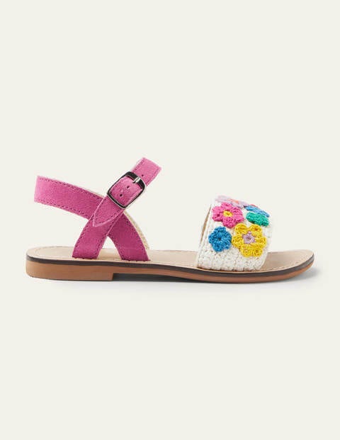 Crochet Sandals - Multi Flowers | Boden US