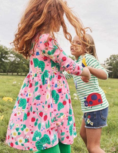 Mini boden strawberry dress sales