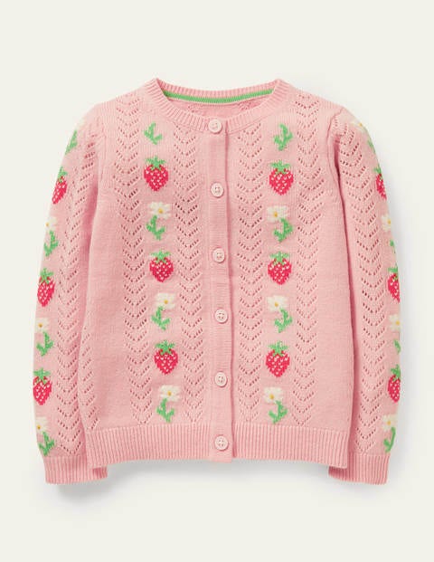 Gilet en pointelle cosy Fille Boden, PNK