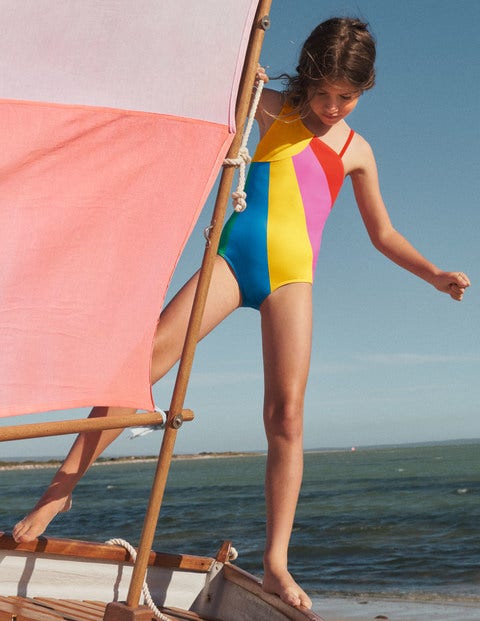 Boden Fille Sport & Maillots de bain Vêtements de plage Haut de plage imprimé Fille Boden 