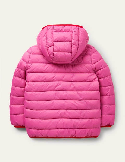 Cosy Pack-away Padded Jacket - Tickled Pink | Boden US