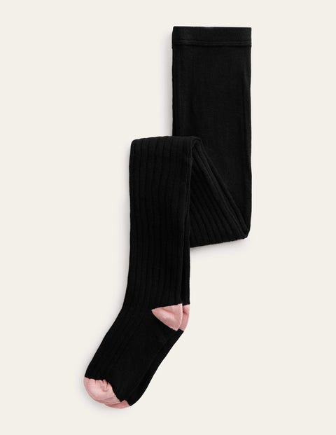 Ribbed Tights - Black