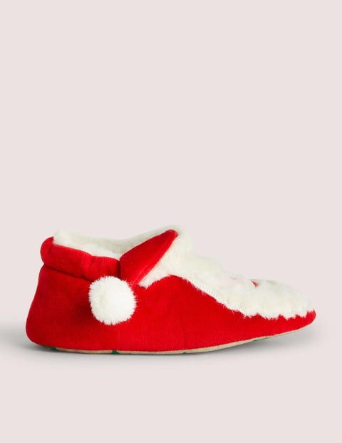 Christmas Slippers - Red Father Christmas | Boden US