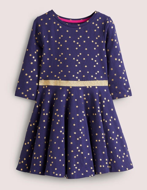 Mini Boden Mini Boden Kleid Mädchen Dress Damenkleid Gr DE 104 Baumwolle blau #7b30f64 