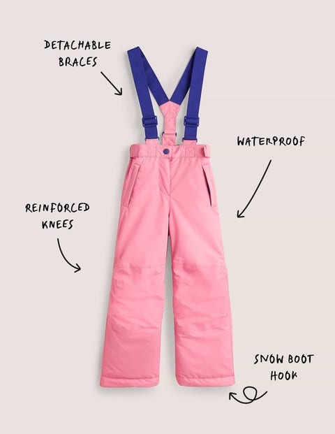 Pink Rainbow Stripe Overall Snow Pants – Me & Kay
