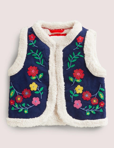 Cat Pocket Faux Fur Vest - Oatmeal 