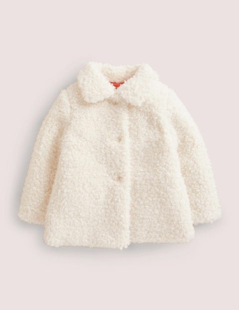 Shaggy Jacket - Ivory | Boden US