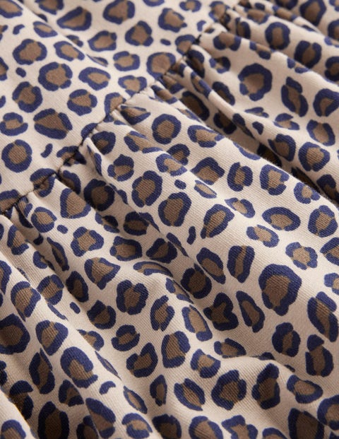 Three Tiered Midi Skirt - Leopard | Boden UK