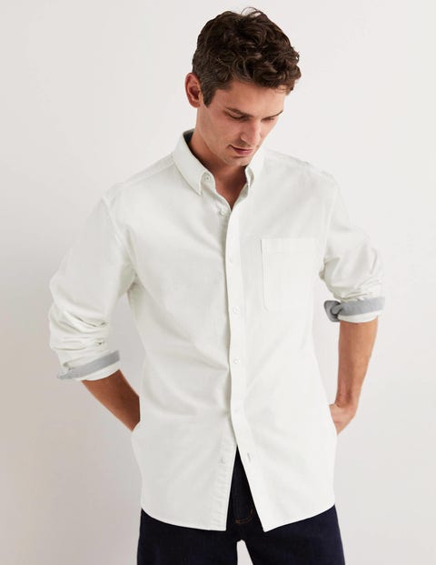 Button Down Oxford Shirt - Oxford White | Boden UK