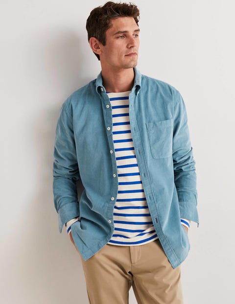 Askdeer Herren Cordhemd-Jacke – Western-Stil, Langärmlig, Mit Pattentaschen, Lässig & Vielseitig