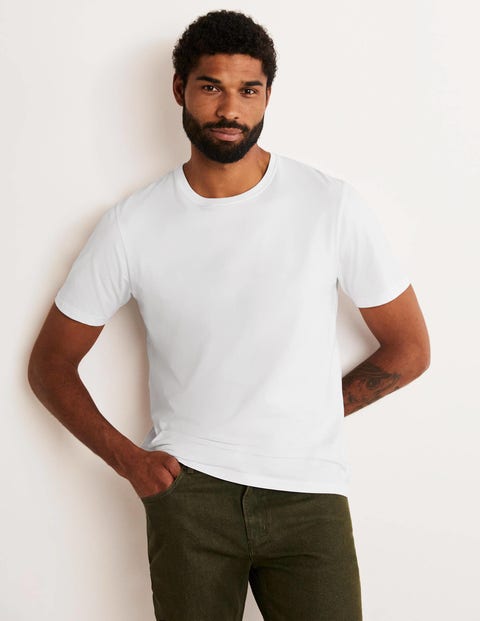 Classic Cotton T-shirt - White | Boden US