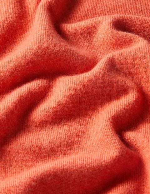 Pull col rond en cachemire Homme Boden, ORG