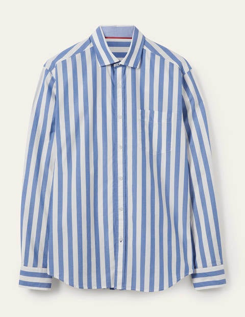 Chemise slim classique en popeline Homme Boden, BST