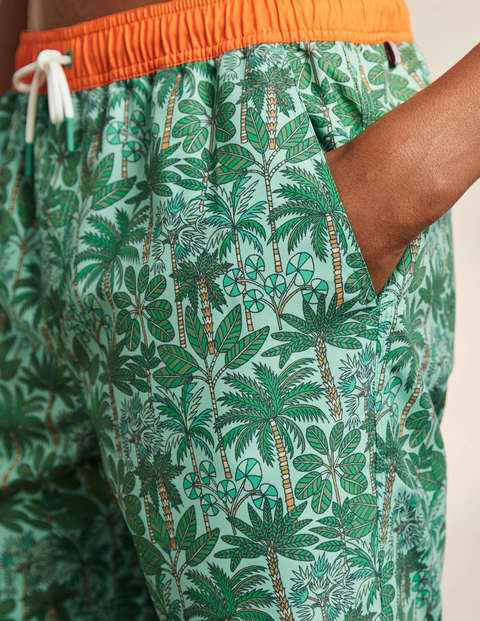 Swimshorts - Green Palm Tree | Boden US
